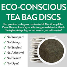 Load image into Gallery viewer, Organic Jasmine Green Tea Bags | 100 Tea Bags | Jasmine Scented Green Tea | Eco-Conscious Tea Bags in Kraft Bag | by FGO
