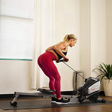 Load image into Gallery viewer, Sunny Health &amp; Fitness SF-RW5622 Dual Function Magnetic Rowing Machine Rower w/LCD Monitor
