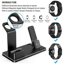 Load image into Gallery viewer, YoFeW Charging Stand for Apple Watch Charger Stand Aluminum Dock Station Compatible for iWatch Apple Watch Series 4/3 / 2/1/ AirPods/iPhone X/XS/XS Ma /8 / 8Plus / 7/7 Plus /6S /6S Plus

