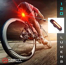 Load image into Gallery viewer, Night Provision Bike Lights Front &amp; Back USB Rechargeable LED Headlight Rear Tail Light Flasher Set Best for Road Mountain Bicycle
