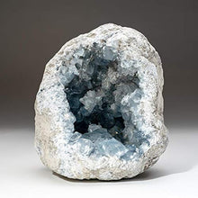 Load image into Gallery viewer, Astro Gallery of Gems Blue Celestite Cluster Geode from Sankoany, Ketsepy Mahajanga, Madagascar (9 lbs) - BC71
