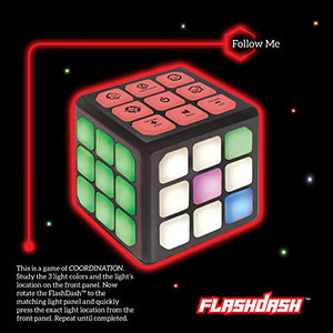 Winning Fingers Flashing Cube Electronic Memory & Brain Game | 4-in-1 Handheld Game for Kids | STEM Toy for Kids Boys and Girls | Fun Gift Toy for Kids Ages 6-12 Years Old