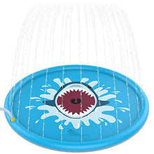 Load image into Gallery viewer, Jasonwell Foldable Dog Pool Collapsible Dog Pet Pool Bathing Tub Kiddie Pool and Splash Pad Sprinkler for Kids Splash Play Mat 68&quot; Outdoor Water Toys

