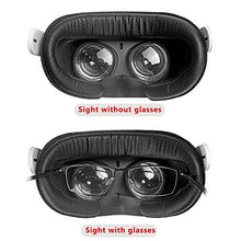 Load image into Gallery viewer, HIJIAO Latest Upgrade Accessories for Oculue Quest 2, Including VR Facial Interface Bracket &amp; PU Leather Foam Face Cover Pad Replacement &amp; Protective Lens Cover for Oculus Quest 2
