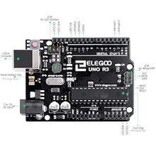Load image into Gallery viewer, ELEGOO UNO R3 Board ATmega328P with USB Cable(Arduino-Compatible) for Arduino
