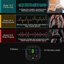 Load image into Gallery viewer, Abs Stimulator Abdominal Muscle,EMS ABS Trainer Body Toning Fitness, USB Rechargeable Toning Belt ABS Fit Weight Muscle Toner Workout Machine for Men &amp; Women
