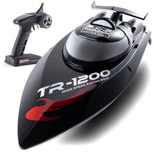 Load image into Gallery viewer, Top Race Remote Control Boat ┃ 30 MPH Rc Boats for Adults and Boys ┃ Realistic Professional Remote Boat Easter Gift ┃Fast RC Racing Electric Boat for Lake with Auto Flip Recovery and Radio Control
