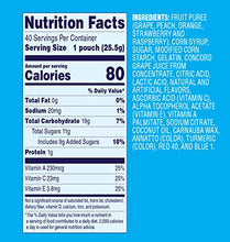 Load image into Gallery viewer, Welch's Fruit Snacks, Mixed Fruit, Gluten Free, Bulk Pack, 0.9 oz Individual Single Serve Bags 40 Count (Pack of 1)
