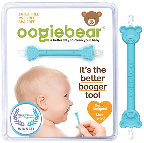 oogiebear - Nose and Ear Gadget. Safe, Easy Nasal Booger and Ear Cleaner for Newborns and Infants. Dual Earwax and Snot Remover. Aspirator Alternative