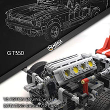 Load image into Gallery viewer, Nifeliz Muscle Car 1965s GT350 Race Car Building Set (1,817 Pieces)
