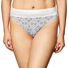 Load image into Gallery viewer, Warner's Women's No Pinching No Problems Dig-Free Comfort Waist with Lace Microfiber Hi-Cut 5109J, Evening Blue Star Print, Medium
