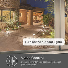 Load image into Gallery viewer, Kasa Outdoor Smart Plug, Smart Home Wi-Fi Outlet with 2 Sockets, IP64 Weather Resistance, Compatible with Alexa, Google Home &amp; IFTTT, No Hub Required, ETL Certified(EP40)
