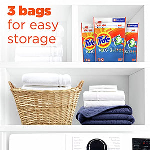 Tide Pods Laundry Detergent Soap Pods, Original, 3 Bag Value Pack, HE Compatible, 111 count