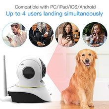 Load image into Gallery viewer, Pet Camera, VSTARCAM Dog Camera with Laser Wireless Cat Camera 1080P Baby Monitor Camera with 2 Way Audio, Night Vision Sound Motion Alerts, APP Remote Control Home Security Camera for Pet &amp; Baby
