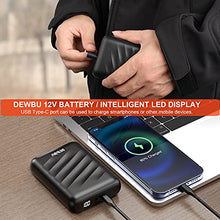 Load image into Gallery viewer, DEWBU Heated Jacket with 12V Battery Pack Winter Outdoor Soft Shell Electric Heating Coat, Men's Grey, XL
