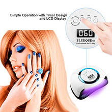 Load image into Gallery viewer, UV LED Nail Lamp 168W, Faster Nail Dryer for Gel Polish, 42 Lights UV lamp with 4 Timer Setting, Beetles Nail Polish Curing Gel LED Dryer,Professional Nail Art Tools with Automatic Sensor Nail Machine
