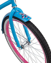 Load image into Gallery viewer, Schwinn Baywood Cruiser Bike, Featuring Steel Step-Through Frame and Single-Speed Drivetrain with Full Wrap Fenders, 24-Inch Wheels, Bright Blue
