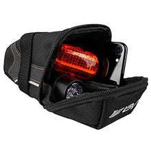 Load image into Gallery viewer, BV Bicycle Y-Series Strap-On Bike Saddle Bag/Bicycle Seat Pack Bag, Cycling Wedge with Multi-Size Options
