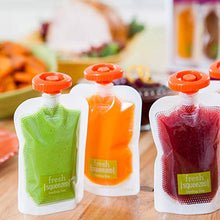 Load image into Gallery viewer, Infantino Squeeze Station - Pouch Filling Station for semi-Solid Food for Babies and Toddlers, Dishwasher Safe and BPA Free for Homemade Baby Food
