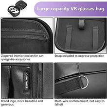 Load image into Gallery viewer, Artificial Leather Oculus Quest 2 Hard Carrying Case, Dustproof, Waterproof and Shockproof VR Glasses Storage Box with Shoulder Strap, Which can Store VR Headsets, Handles, Batteries and Elite Straps
