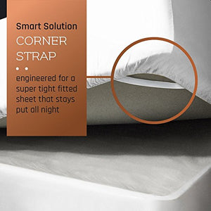 Empyrean Bedding King Sheet Sets - 4 Piece King Size Sheets - 14"-16" King Size Sheets with Deep Pockets - Soft Microfiber King Size Sheets Set - Fitted Deep Pocket King Size Sheets - White