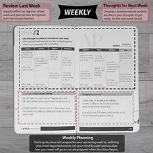 Load image into Gallery viewer, 90 Day Action Planner Daily, Weekly, Monthly Undated Calendar Goal Planning - Increases Productivity &amp; Time Management with Vision Board &amp; to Do List - Life Coaching &amp; Corporate Gifts
