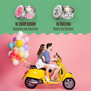 Bekind Good Vibes Scented Candles Set - Candles for Home, Aromatherapy - Natural Soy Wax and Essential Oils Fragrance - Gifts for Women, Mom, Best Friend, Daughter, Wife, Birthday