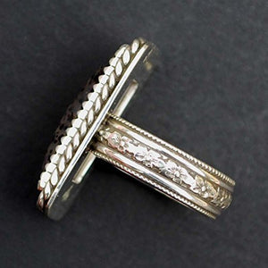 Gorgeous Montana Moss Agate 925 Sterling Silver Ring Handmade NEW - Beautiful Floral Design Shank