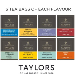 Taylors of Harrogate Assorted Specialty Teas Box , 48 count (Pack of 1)