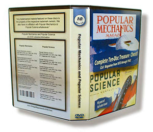 1261 Popular Mechanics And Popular Science Magazines (With 14 hrs of video and 100 hrs of audio) In This 10 Disc Computer DVD ROM Series