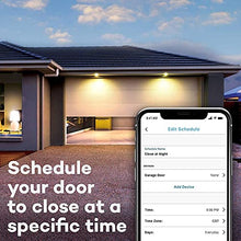 Load image into Gallery viewer, myQ Chamberlain Smart Garage Control - Wireless Garage Hub and Sensor with Wifi &amp; Bluetooth - Smartphone Controlled, New Design, myQ-G0401-ES, White
