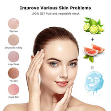 Load image into Gallery viewer, Face Mask Maker Mini Natural Mask Machine DIY Skin Food Sheet Mask Facial Treatment SPA Skin Care Product with Mask Molds &amp; 16 Collagen Pills (White)

