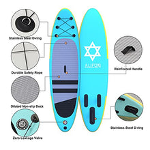 Load image into Gallery viewer, ALIFUN Inflatable Stand Up Paddle Board SUP Paddleboarding Weight Capacity 330 LBS 6 Inches Thick Wide Stance with All Around Accessories for Adult of All Skill Levels

