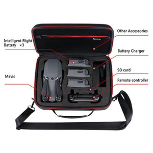 Smatree Hard Carrying Case Compatible for DJI Mavic Platinum/DJI Mavic Pro Fly More Combo(Not fit for Mavic 2 pro/2 Zoom)