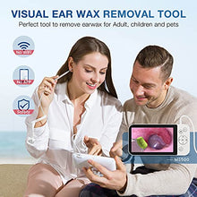 Load image into Gallery viewer, ScopeAround Ear Wax Removal Camera, Visual Ear Cleaner with 5&quot; IPS Screen, Digital Otoscope with Ear Cleaning Tool, 32G Card, HD Video Ear Scope Supports Photo Snap and Video Recording
