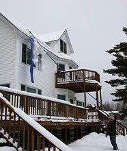 Load image into Gallery viewer, Avalanche! Snow Roof Rake Premium 1000 Package: Easy Snow Removal Combining Complete Original 500 with Rake Head with Wheels and Adapter for Easy Conversion for Better Access to Valleys
