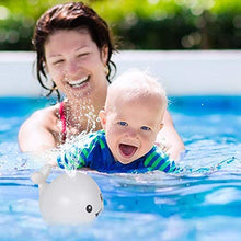 Load image into Gallery viewer, Leipal Baby Bath Toys for Kids Light Up Whale Bath Toys Sprinkler Bathtub Toys for Toddlers (White)

