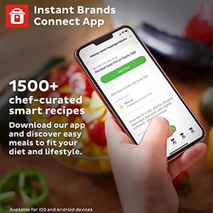 Instant Vortex 5.7 Quart Air Fryer, Customizable Smart Cooking Programs, Digital Touchscreen and Non-Stick Air Fryer Basket, Black