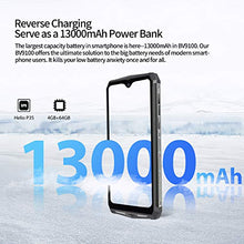 Load image into Gallery viewer, 13000mAh Rugged Phone, Blackview BV9100 4GB+64GB Dual SIM Rugged Cell Phones Unlocked, IP68 Waterproof Smartphone, Android 9.0 Pie 6.3&quot; Screen NFC Face Unlocked AT&amp;T T-Mobile Blackview Cell Phones
