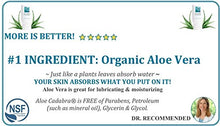Load image into Gallery viewer, Aloe Cadabra Personal Lubricant with 95% Aloe Vera, Natural Aloe, 2.5 Ounce (Pack of 5)
