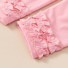 Load image into Gallery viewer, 2T Girl Clothes 3T Toddler Girl Clothes Ruffle Long Sleeve Shirt Solid Pants Toddler Cute Outfits 2 3 Year Old Girl Clothes
