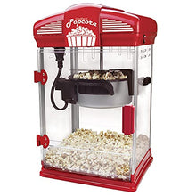 Load image into Gallery viewer, West Bend Hot Oil Theater Style Popcorn Popper Machine with Nonstick Kettle Includes Measuring Tool and Serving Scoop, 4-Ounce, Red
