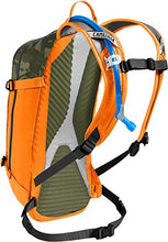 Load image into Gallery viewer, M.U.L.E. Mountain Biking Hydration Pack - Easy Refilling Hydration Backpack - Magnetic Tube Trap - 100 oz., Russet Orange/Camelflage
