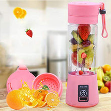 Load image into Gallery viewer, Personal Size Blenders Portable Smoothies and Shakes, Handheld Fruit Mixer Machine 380ml USB Rchargeable Juicer Cup, Ice Blender Mixer Home/Office/Sports/Travel/Outdoors - Purple
