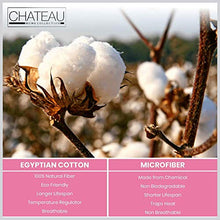 Load image into Gallery viewer, CHATEAU HOME COLLECTION 100% Egyptian Cotton Sheets King Size, 800 Thread Count White 4 Piece Sheet Set, Solid Sateen Weave, 16&quot; Deep Pocket (Fits Upto 18&quot; Mattress), Long Staple Cotton Bedsheet Set
