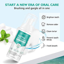 Load image into Gallery viewer, 2Pcs Toothpaste Whitening Foam，Citrus Baking Soda Toothpaste,Ultra-fine Mousse Foam Deeply Cleaning Gums,Stain Removal,Easy to Use, Oral Care-Toothpaste Replacement Natural Mouth Wash Water (2 x 60ml)
