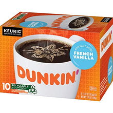 Load image into Gallery viewer, Dunkin' Donuts French Vanilla Flavored Coffee K-Cup, 10 ct
