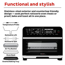 Load image into Gallery viewer, Instant Omni Pro 14-in-1 Air Fryer Convection Toaster Oven Combo, Rotisserie Oven, Electric Cooker, Proofer, Dehydrator, Broiler, Roaster, Warmer plus Split Cooking &amp; Temperature Probe, 18-Liter
