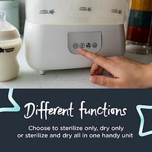 Load image into Gallery viewer, Tommee Tippee Steridryer Electric Steam Sterilizer and Dryer for Baby Bottles and Accessories, Kills Viruses* and 99.9% of Bacteria, White
