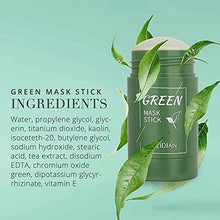 Load image into Gallery viewer, Green Tea Purifying Clay Stick, Face Moisturizer, Oil Control, Deep Clean Pore, for All Skin Types (2 Pack)
